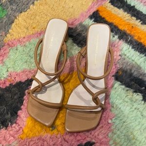Intentionally Blank Willow Toffee Heels